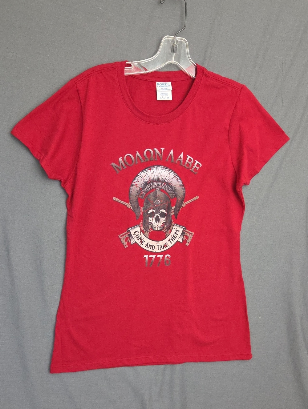 Molon Labe Come & Take Them 2nd amendment slogan Women's T Small